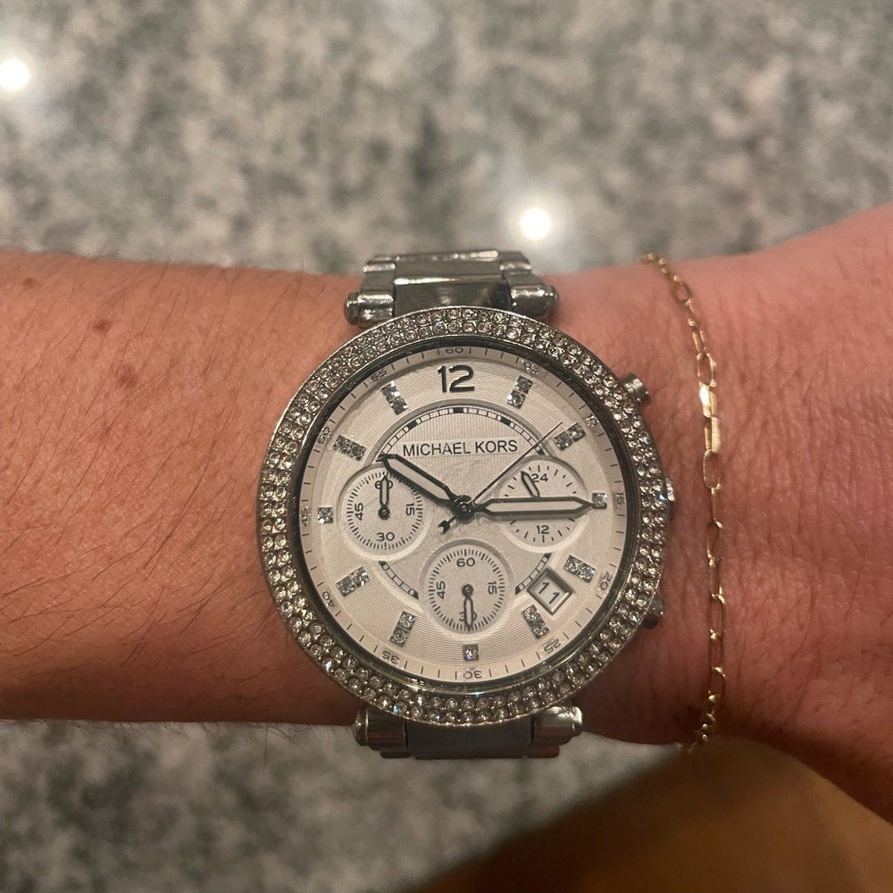 Michael Kors Ladies Sterling silver watch